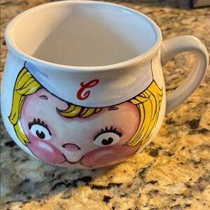 Charming Character Mug - White and Yellow
